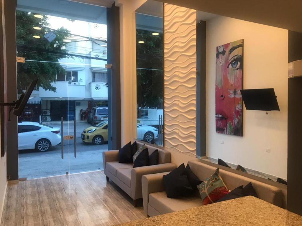 Aparta Estudio En El Edificio Bahia 79 Apartasuites Cartagena Exteriör bild